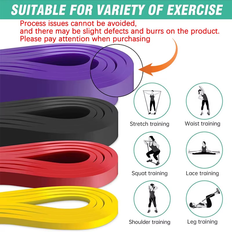 Professional Resistance Band Set for Pull-Up Assistance and Stretching - Heavy Duty Exercise Bands for Physical Therapy and Home Workouts